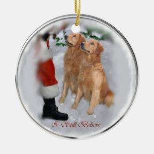 Golden Retriever Cadeaux de Noël Ornement