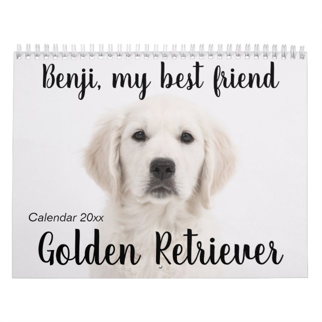Golden Retriever Calendar 2023 Kalender (Titelbild)