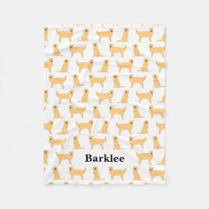 Golden Retriever Couverture personnalisée - Chien