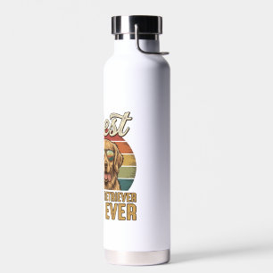 Golden Retriever Dad Ever Vintage Sonnenuntergang Trinkflasche