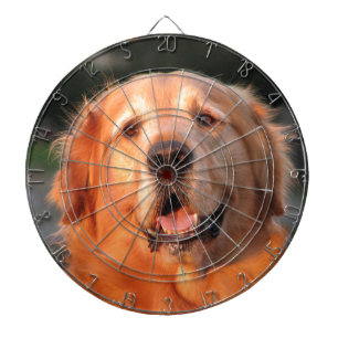 Golden Retriever Dartscheibe
