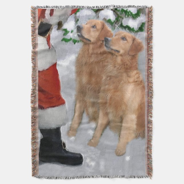 Golden Retriever Decke (Vorderseite Vertikal)