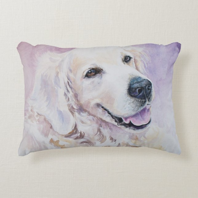 Golden retriever dekokissen (Vorderseite)