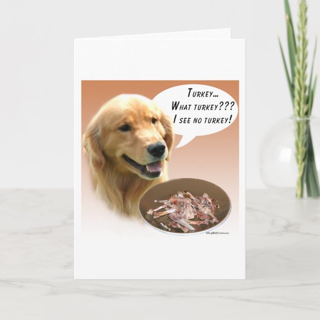 Golden retriever die Türkei Karte (Vorderseite)