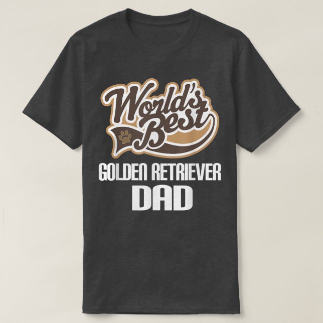Golden Retriever Dog Dad Pet Gift  T-Shirt (Design vorne)