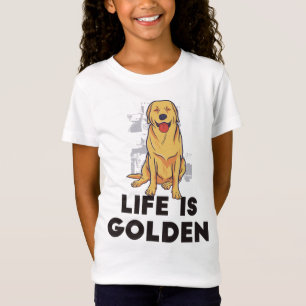 Golden Retriever Dog - Das Leben ist golden T-Shirt