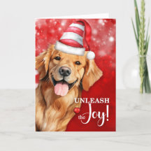 Golden Retriever Dog Entleash the Jockey Christmas
