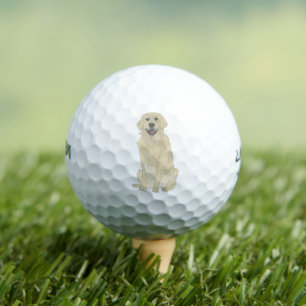 Golden Retriever Dog Golfball