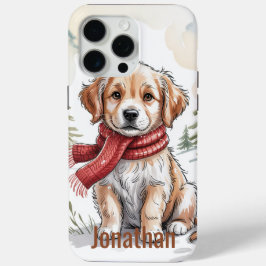 Golden Retriever Dog Holiday,  Dog Lover, Winter, Case-Mate iPhone Hülle