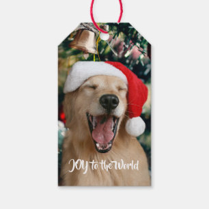 Golden Retriever Dog Jog to the World Christmas Geschenkanhänger