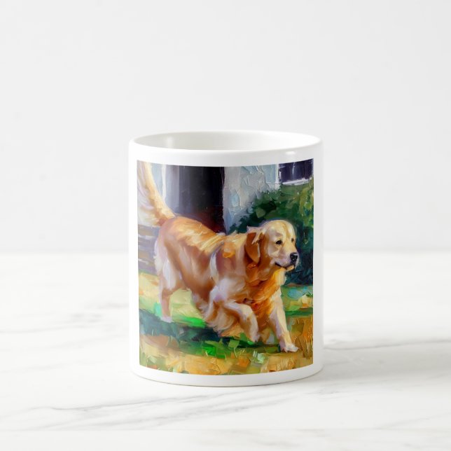 Golden Retriever Dog Kaffeetasse (Mittel)