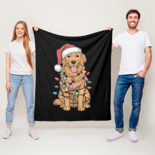 Golden Retriever Dog Lover Mama Vater Fleecedecke