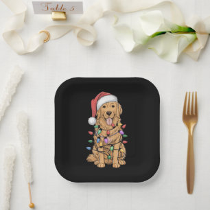 Golden Retriever Dog Lover Mama Vater Pappteller
