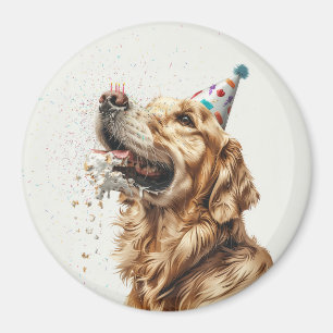 Golden Retriever Dog Magnet