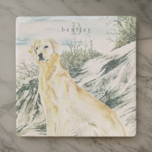 Golden Retriever Dog Monogramm