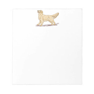 Golden Retriever Dog Notizblock