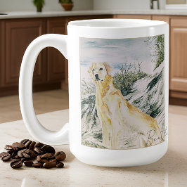 Golden Retriever Dog personalisieren Kaffeetasse