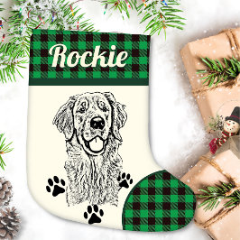 Golden Retriever Dog Personalisiert Kleiner Weihnachtsstrumpf