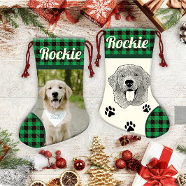 Golden Retriever Dog Personalisiert Kleiner Weihnachtsstrumpf