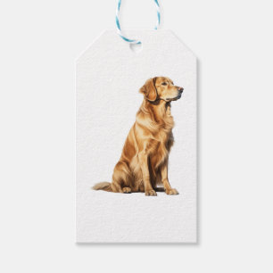 Golden Retriever Dog Portrait - Majestic Pet Illus Geschenkanhänger