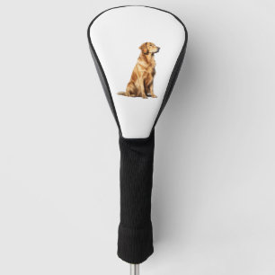 Golden Retriever Dog Portrait - Majestic Pet Illus Golf Headcover