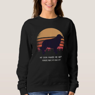 Golden Retriever Dog Retro 7 Sweatshirt