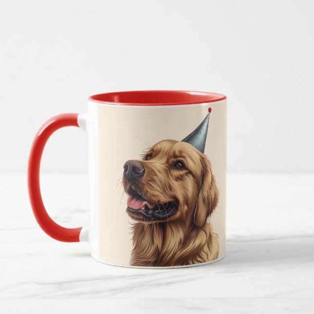 Golden Retriever Dog Tasse (Links)