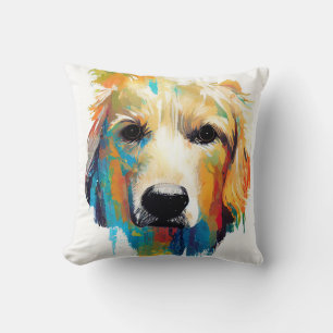 Golden Retriever Dog Wilde Natur Tiermalerei Kissen
