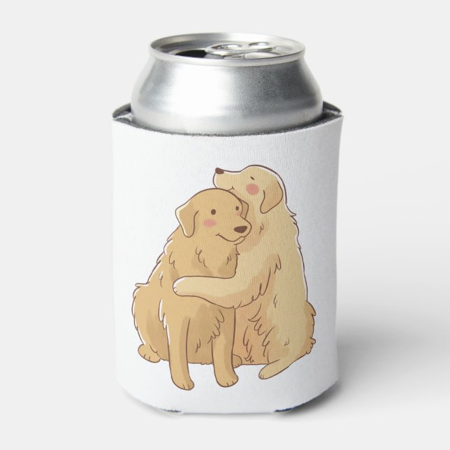 Golden Retriever Dosenkühler (Kanne Vorderseite)