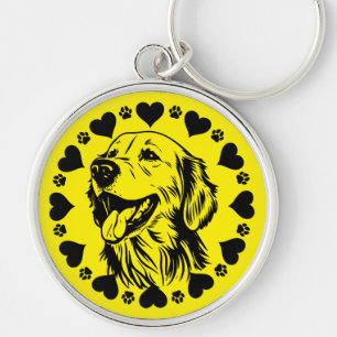 Golden Retriever Downer Schlüsselanhänger