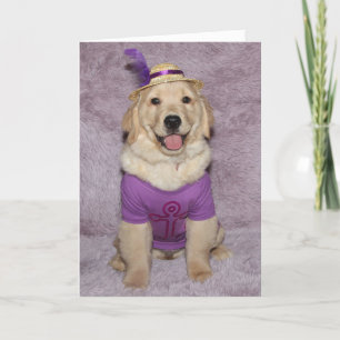 Golden Retriever Fabulous Puppy Birthday  Karte