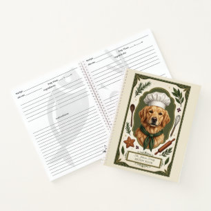 Golden Retriever Familien Kochbuch Notizbuch
