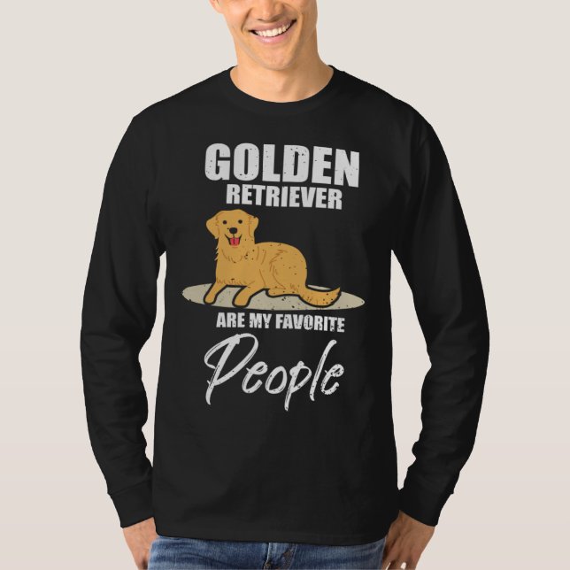 Golden Retriever Favourite People  Dog T-Shirt (Vorderseite)