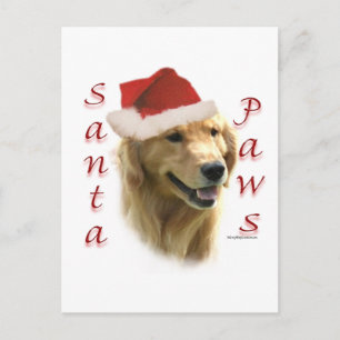 Golden Retriever Feiertagspostkarte
