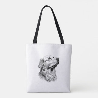 Golden Retriever Feinlinienstil-Handyhülle | Künst Tasche