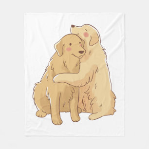 Golden Retriever Fleecedecke