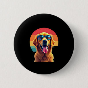 Golden Retriever for Kids Boys Girls Sonnenbrille  Button