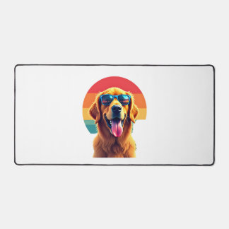Golden Retriever for Kids Boys Girls Sunglasses Pe Schreibtischunterlage