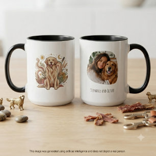 Golden Retriever Foto- & Namens-Andenken Tasse