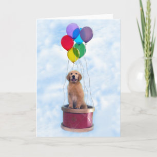 Golden retriever-für immer junge Gruß-Karte Karte