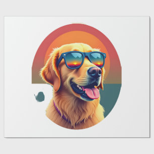 Golden Retriever für Kinder Jungen Mädchen Sonnenb Geschenkpapier