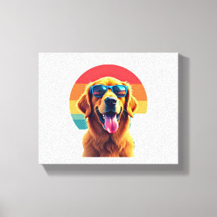 Golden Retriever für Kinder Jungen Mädchen Sonnenb Leinwanddruck