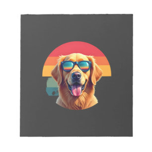 Golden Retriever für Kinder Jungen Mädchen Sonnenb Notizblock
