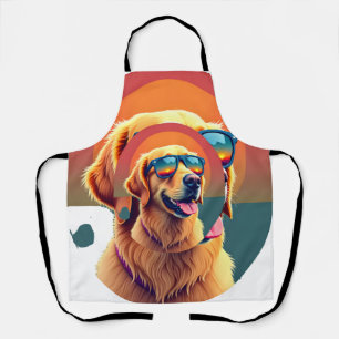 Golden Retriever für Kinder Jungen Mädchen Sonnenb Schürze
