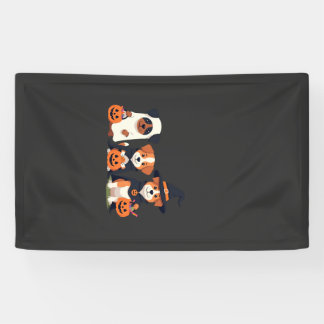 Golden Retriever Geist Halloween Süßigkeiten oder Banner