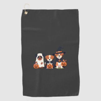 Golden Retriever Geist Halloween Süßigkeiten Oder Golfhandtuch