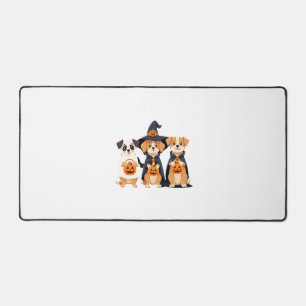 Golden Retriever Geist Halloween Süßigkeiten Oder  Schreibtischunterlage