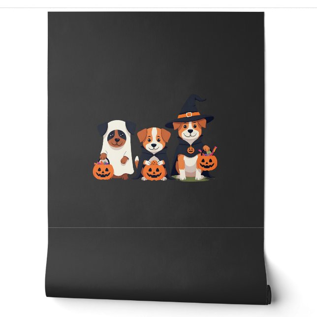 Golden Retriever Geist Halloween Süßigkeiten Oder  Tapete (Abrollen)
