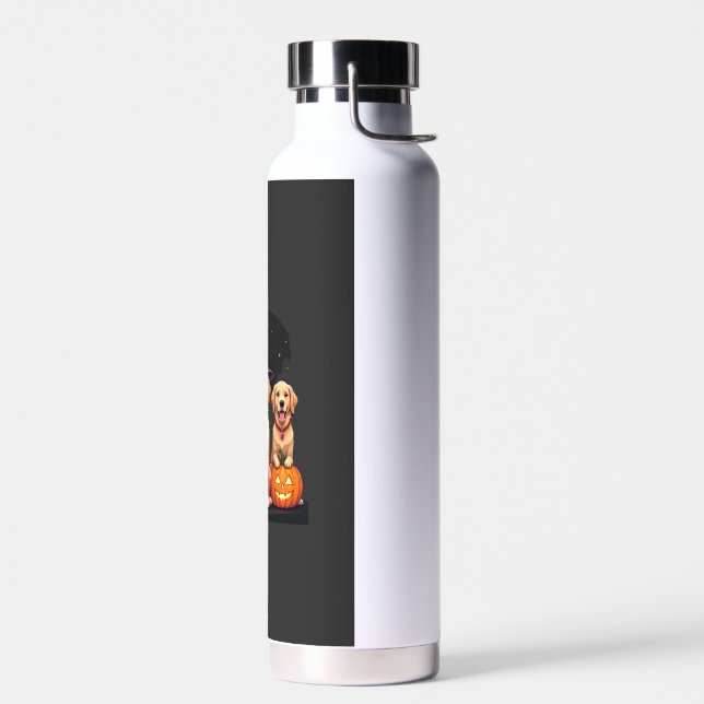 Golden Retriever Geist Halloween Süßigkeiten Oder  Trinkflasche (Links)