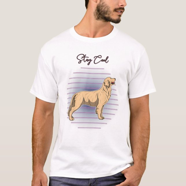 Golden Retriever Geschenk für Frauen T-Shirt (Vorderseite)